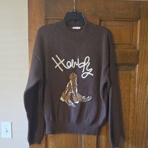 Pink Lily Howdy Sweater